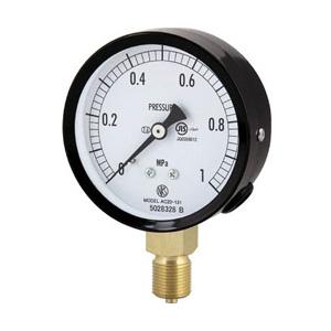 長野計器 長野 普通形圧力計（Ａ枠立形・φ７５・Ｇ３／８Ｂ・０．０〜６．００Ｍｐａ） ＡＣ２０−１３１−６．０ＭＰ | 
