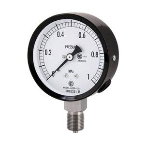長野計器 長野 普通形圧力計（Ａ枠立形・φ７５・Ｇ３／８Ｂ・０．０〜１０．００Ｍｐａ） ＡＣ２０−１３３−１０．０ＭＰ | 