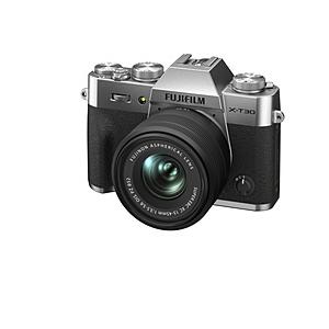 発売モデル 97％以上節約 FUJIFILM フジフイルム X-T30 II ミラーレス一眼カメラ XC15-45mmレンズキット シルバー ズームレンズ entek-inc.com entek-inc.com