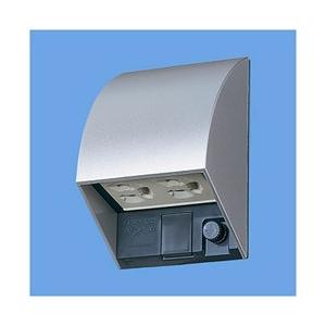 Panasonic(パナソニック) スマート接地防水ダブルコンセント （抜け止め式・アースターミナル付／露出・埋込両用）　WK4602SK ホワイトシルバー | Panasonic