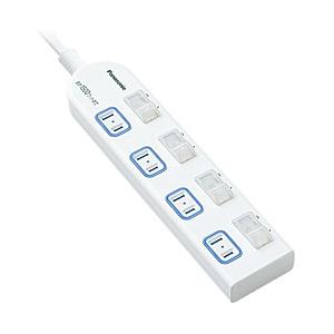 Panasonic(パナソニック) テーブルタップ 「ザ・タップX」 （4個口・2m）　WHA25244WP ホワイト | Panasonic