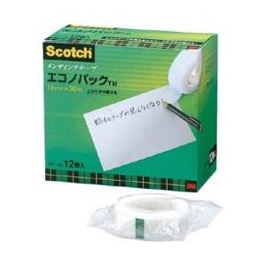 3Mジャパン 3M　メンディングテープエコノパック　18mmX30m　12巻入　巻芯径25mm MP-18S | 
