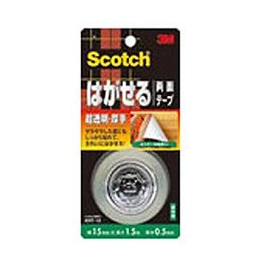 3Mジャパン スコッチ はがせる両面テープ（超透明／厚手） KRT-15 | 