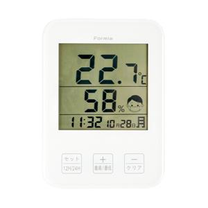 保土ヶ谷電子販売 置き時計 フォルミア ホワイト HO-003 | 