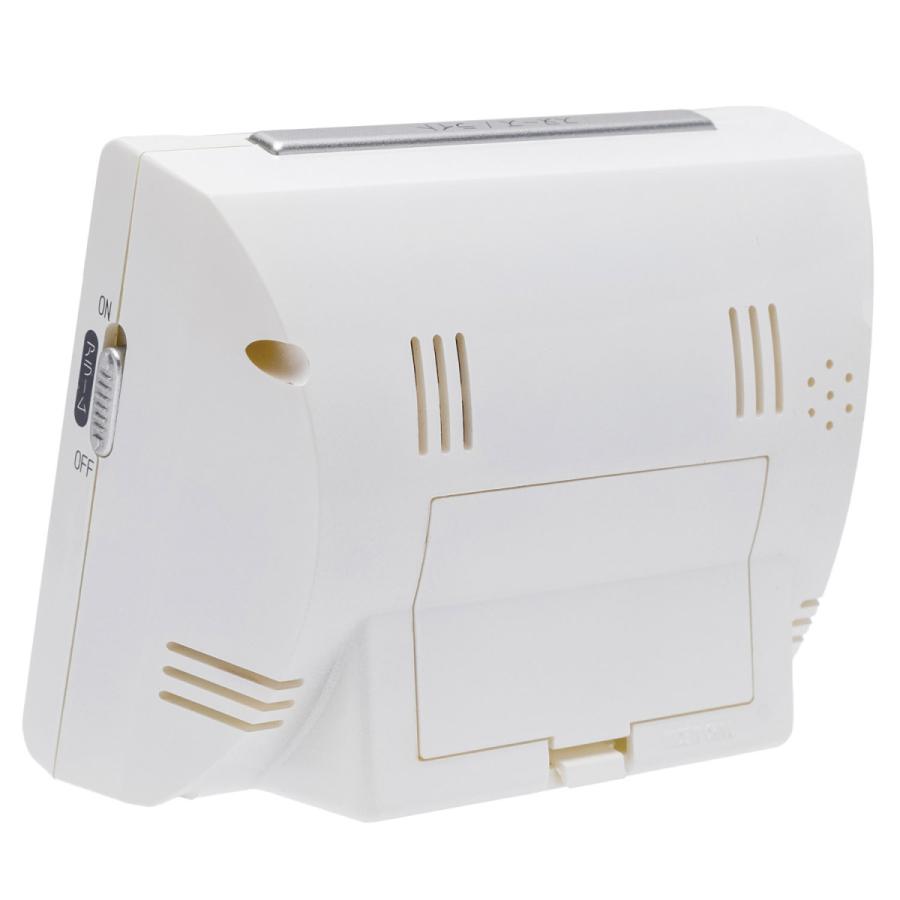 保土ヶ谷電子販売 目覚まし時計 【フォルミア】 ホワイト HT-017WH ［デジタル］ |  | 03