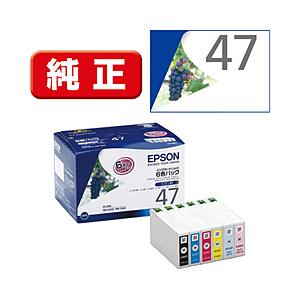 EPSON(エプソン) 【純正】 IC6CL47 純正プリンターインク Colorio（カラリオ） 6色パック 【864】 [振込不可] | エプソン