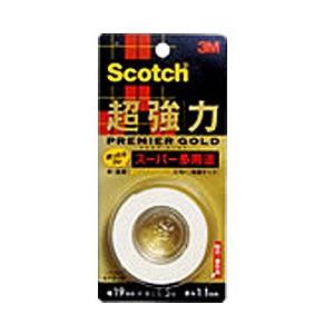 3Mジャパン スコッチ 超強力両面テープ プレミアゴールド（スーパー多用途） KPS-12 | 