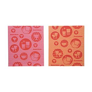 3Mジャパン スコッチ・ブライト　セルロースクロス　ピンク＆オレンジ　2枚入り | 