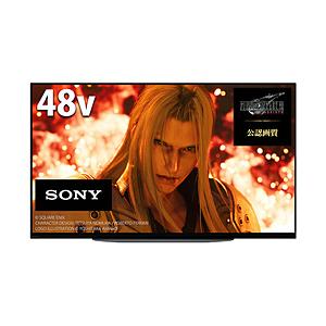 SONY(ソニー) 有機ELテレビ BRAVIA(ブラビア)  XRJ-48A90K ［48V型 /Bluetooth対応 /4K対応 /BS・CS 4Kチューナー内蔵 /YouTube対応］ 【お届け日時指定不可】 | SONY