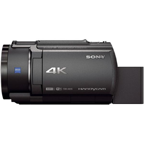 SONY(ソニー) メモリースティック/SD対応 64GBメモリー内蔵 4Kビデオカメラ  ブラック FDR-AX45A ［4K対応］ | SONY | 08