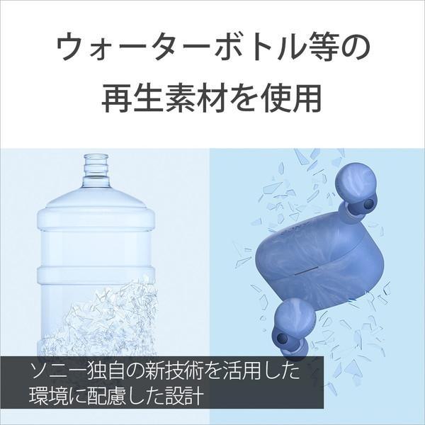 ソニー フルワイヤレスイヤホン LinkBuds S アースブルー WF-LS900NLC［リモコン・マイク対応/ワイヤレス(左右分離)/Bluetooth/ノイズキャンセリング対応］ | SONY | 02