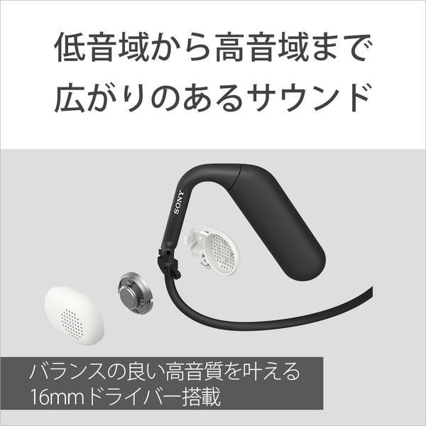 SONY(ソニー) ソニー Float Run ワイヤレスイヤホン Float Run ブラック WI-OE610BQ [リモコン・マイク対応 /防滴＆ネックバンド /Bluetooth]｜y-sofmap｜07