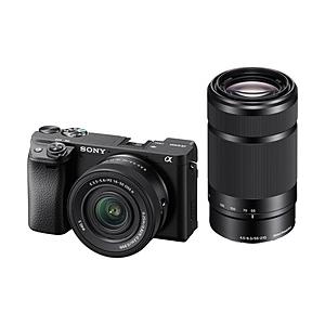 SONY(ソニー) α6400 ミラーレス一眼カメラ  ブラック ILCE-6400X BQ ［ズームレンズ+ズームレンズ］ [代引不可] | SONY