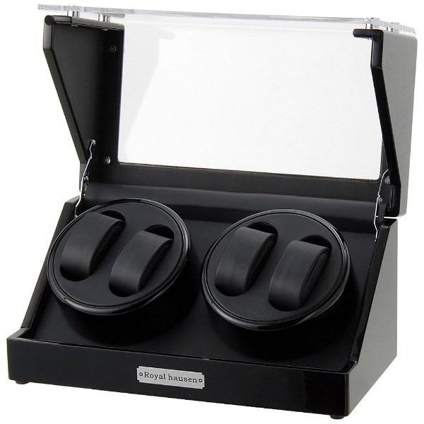 ロイヤルハウゼン 4本巻き自動巻き上げ機　GC03-D102BB （ブラック） 【並行輸入品】 | ブランド登録なし | 02