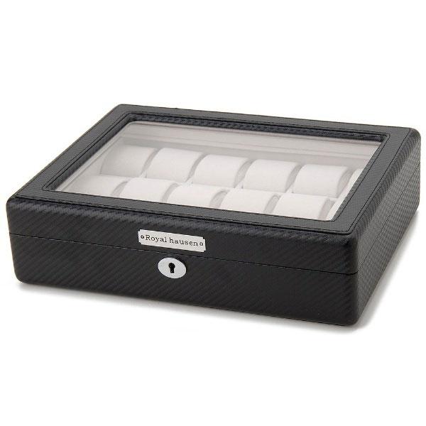 ロイヤルハウゼン 時計収納ケース（18本用）　GC02-TP-18（ブラック） 【並行輸入品】 | ブランド登録なし | 01