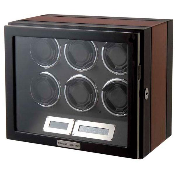 ロイヤルハウゼン ロイヤルハウゼン Royal hausen ワインディングマシーン ウォッチワインダー6本巻き   GC03-L21EB | ブランド登録なし | 01