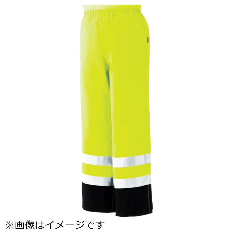ミドリ安全 ミドリ安全　雨衣　レインベルデＮ　高視認仕様　下衣　蛍光イエロー　３Ｌ | ミドリ安全