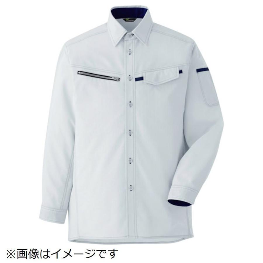 ミドリ安全 ミドリ安全　ベルデクセル　男女ペア　交織ストレッチシャツ　ＶＥＳ２５３１上　５Ｌ | ミドリ安全