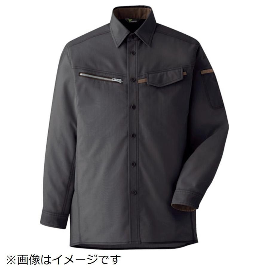 ミドリ安全 ミドリ安全　ベルデクセル　男女ペア　交織ストレッチシャツ　ＶＥＳ２５３９上　ＬＬ | ミドリ安全