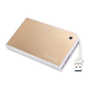 CENTURY(センチュリー) MOBILE BOX USB3.0接続 SATA6G 2.5インチHDD/SSDケース (CMB25U3GD6G) | CENTURY（電子機器） | 01