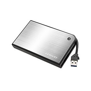 CENTURY(センチュリー) MOBILE BOX USB3.0接続 SATA6G 2.5インチHDD / SSDケース (CMB25U3SV6G) [振込不可][代引不可] | CENTURY（電子機器）