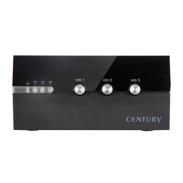 Century センチュリー 裸族のお立ち台 3bay Independent Usb 3 1 Cros3u31cis Switch 超歓迎された Gen2