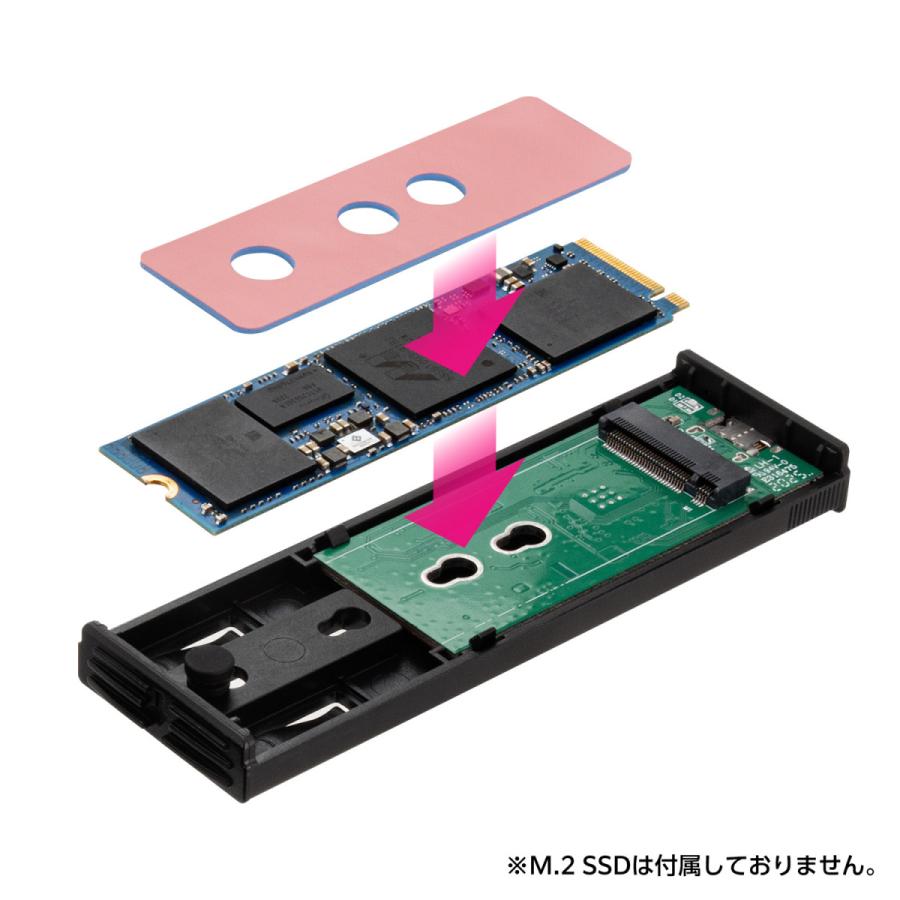 CENTURY(センチュリー) CM2NVSDBU32C SSDケース USB-C＋USB-A接続 どっち〜もBOX M.2 SATA / NVMe ［1台 /M.2対応］ [振込不可][代引不可] | CENTURY（電子機器） | 03