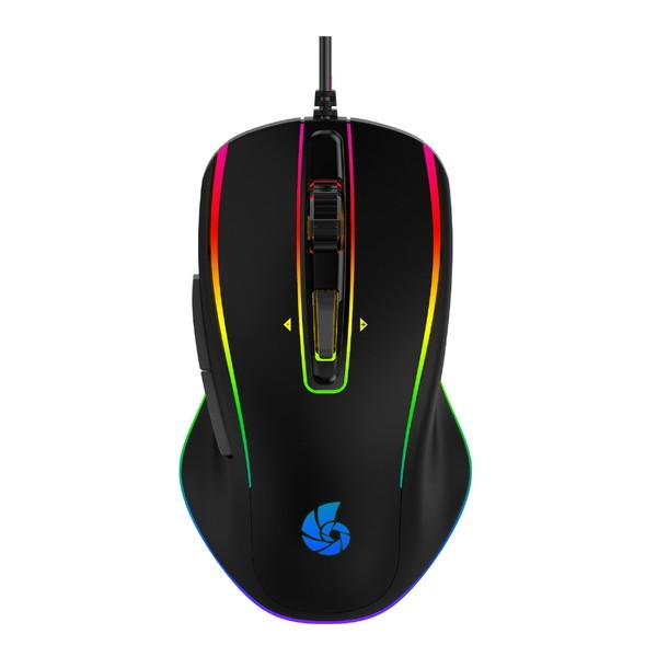 CENTURY(センチュリー) ゲーミングマウス RACEN ブラック CRC-GMRGB01 ［IR LED /6ボタン /USB /有線］ | CENTURY（電子機器）