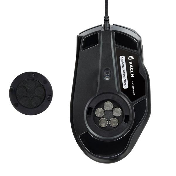 CENTURY(センチュリー) ゲーミングマウス RACEN ブラック CRC-GMRGB03 ［IR LED /有線 /12ボタン /USB］ [振込不可][代引不可] | CENTURY（電子機器） | 05