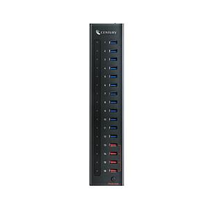 CENTURY(センチュリー) CHM-U3P16V2 USB-Aハブ (Mac/Windows11対応)  ［セルフパワー /16ポート /USB 3.2 Gen1対応］ | CENTURY（電子機器）