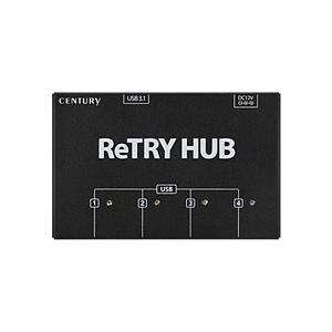 CENTURY(センチュリー) 〔USB-A〕USBデバイス接続制御アダプタ / USB-Aハブ（4ポート） 「ReTRYHUB」CENTECH  CT-USB4HUBV2 | CENTURY（電子機器）