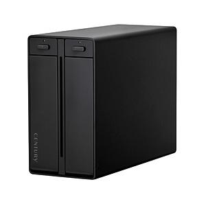 CENTURY(センチュリー) CRTS35EU3RS6G2 HDDケース USB-A接続 裸族のテラスハウス RAID USB3.2 Gen1＆eSATA ブラック ［3.5インチ対応 /SATA /2台］ | CENTURY（電子機器）