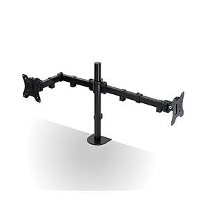 CENTURY(センチュリー) モニターアーム [2画面 /〜27インチ] 鉄腕 ロングアーム ブラック TETSUWAN-03 | CENTURY（電子機器）