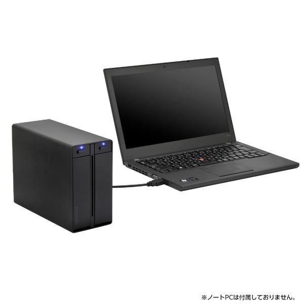 CENTURY(センチュリー) CRTS35U32C HDDケース USB-C＋USB-A接続 裸族のテラスハウス RAID USB3.2 Gen2 Type-C ブラック ［3.5インチ対応 /SATA /2台］ | CENTURY（電子機器） | 04