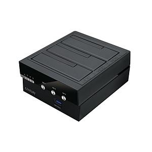 HDD/SSDスタンド USB-C＋USB-A接続 裸族のお立ち台 3Bay IS USB10G Hub(Mac/Windows11対応) ブラック CROS3U10GCISH ［3.5インチ＆2.5インチ対応 /SATA /3台］ | CENTURY（電子機器）
