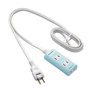 Panasonic(パナソニック) ザ・タップQ （2ピン式・3個口・3m）　WHA2433GP グリーン | Panasonic