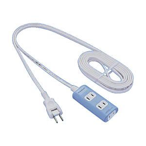 Panasonic(パナソニック) ザ・タップQ（2ピン式・3個口・4m） WHA2443LP ブルー [振込不可] | Panasonic