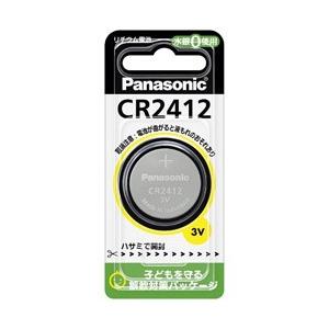 激安格安割引情報満載 Panasonic オリジナル パナソニック コイン形リチウム電池 1個入り CR-2412P