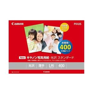 【在庫限り】 Canon(キヤノン) キヤノン写真用紙・光沢スタンダード［薄手］（L版・400枚）　SD-201L400 [振込不可] | キヤノン