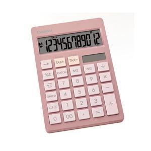 Canon(キヤノン) カラフル電卓 卓上サイズ 抗菌タイプ  ピンク HS-1200TC-PK ［12桁］ | キヤノン