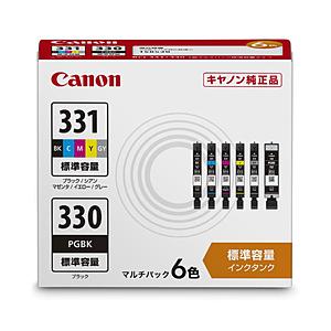 Canon(キヤノン) 純正プリンターインク (標準容量) 6色パック BCI-331+330/6MP 【864】｜y-sofmap