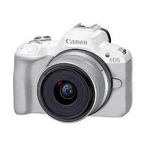Canon(キヤノン) EOS R50・18-45 IS STM レンズキット ミラーレス一眼カメラ  ホワイト  ［ズームレンズ］ [振込不可][代引不可] | キヤノン