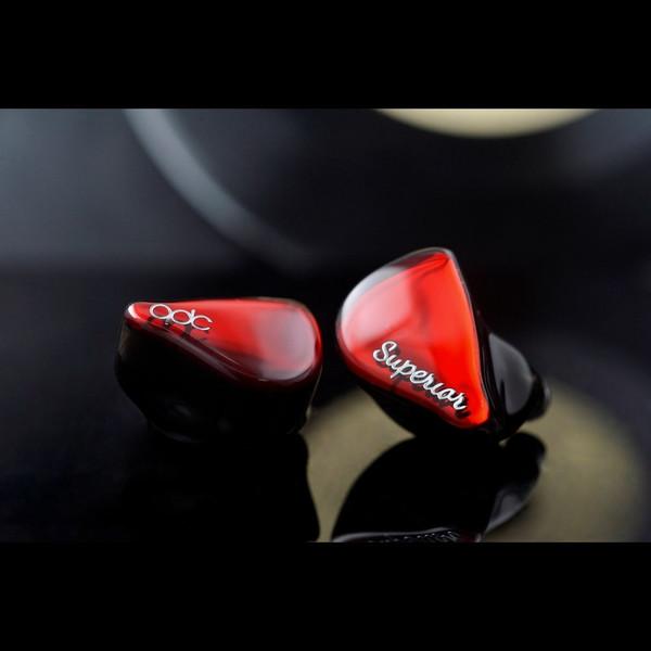 qdc イヤホン カナル型 SUPERIOR Vermilion Red QDC-SUPERIOR-RD ［φ3.5mm ミニプラグ］ | 