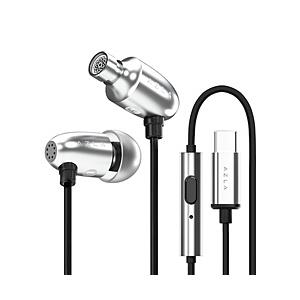 AZLA イヤホン カナル型 USB Type-C AIM C Silver AZL-AIM-C-SV ［USB］ | 
