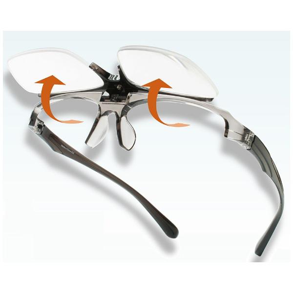 エニックス 跳ねあげ　FLIP-UPリーディンググラス FUR-20001-（ブラック/+3.50） 【864】 [振込不可] |  | 04