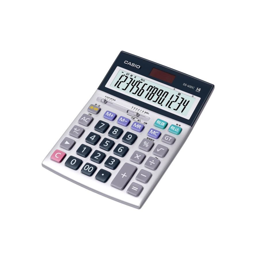 CASIO(カシオ) 本格実務電卓(日数・時間計算)   DS-40DC ［14桁］ | CASIO | 01