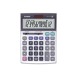 CASIO(カシオ) 本格実務電卓  シルバー DS-12TD-N ［12桁］ | CASIO