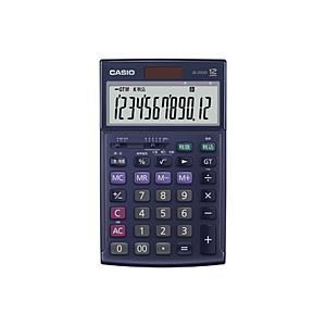 CASIO(カシオ) 本格実務電卓(日数・時間計算)  ネイビー JS-20DD-NY-N ［12桁］ | CASIO