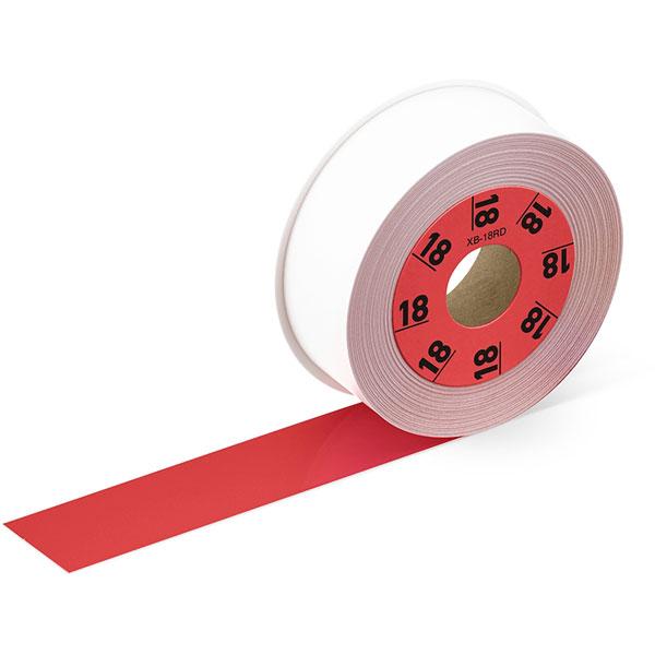 CASIO(カシオ) ラベルライターテープ XB18RD 赤 | CASIO | 01