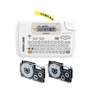 CASIO(カシオ) ラベルライター NAME LAND（ネームランド） ホワイト KL-TT-SET3 | CASIO